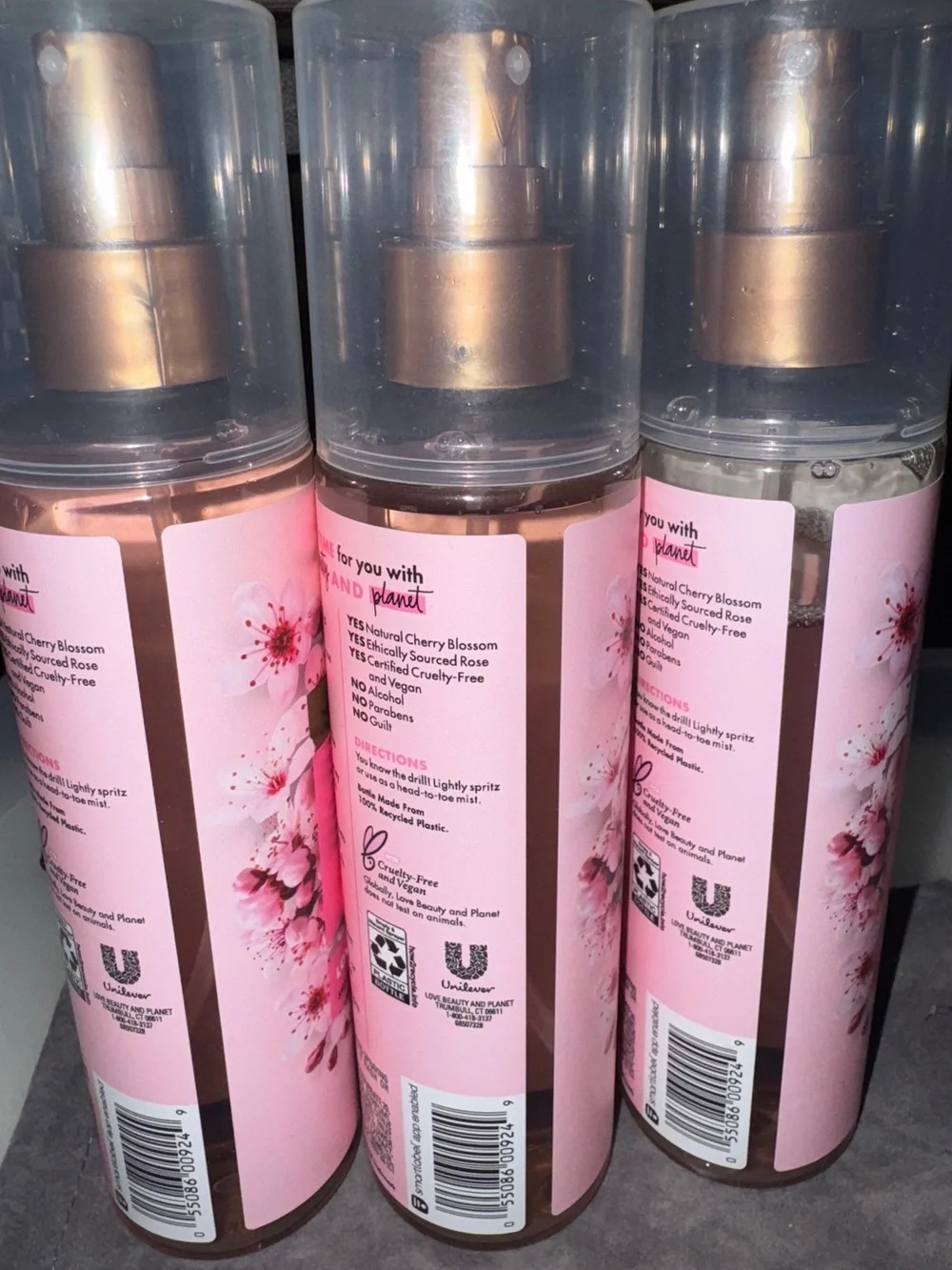 Beloved cherry blossom & tea rose body mist